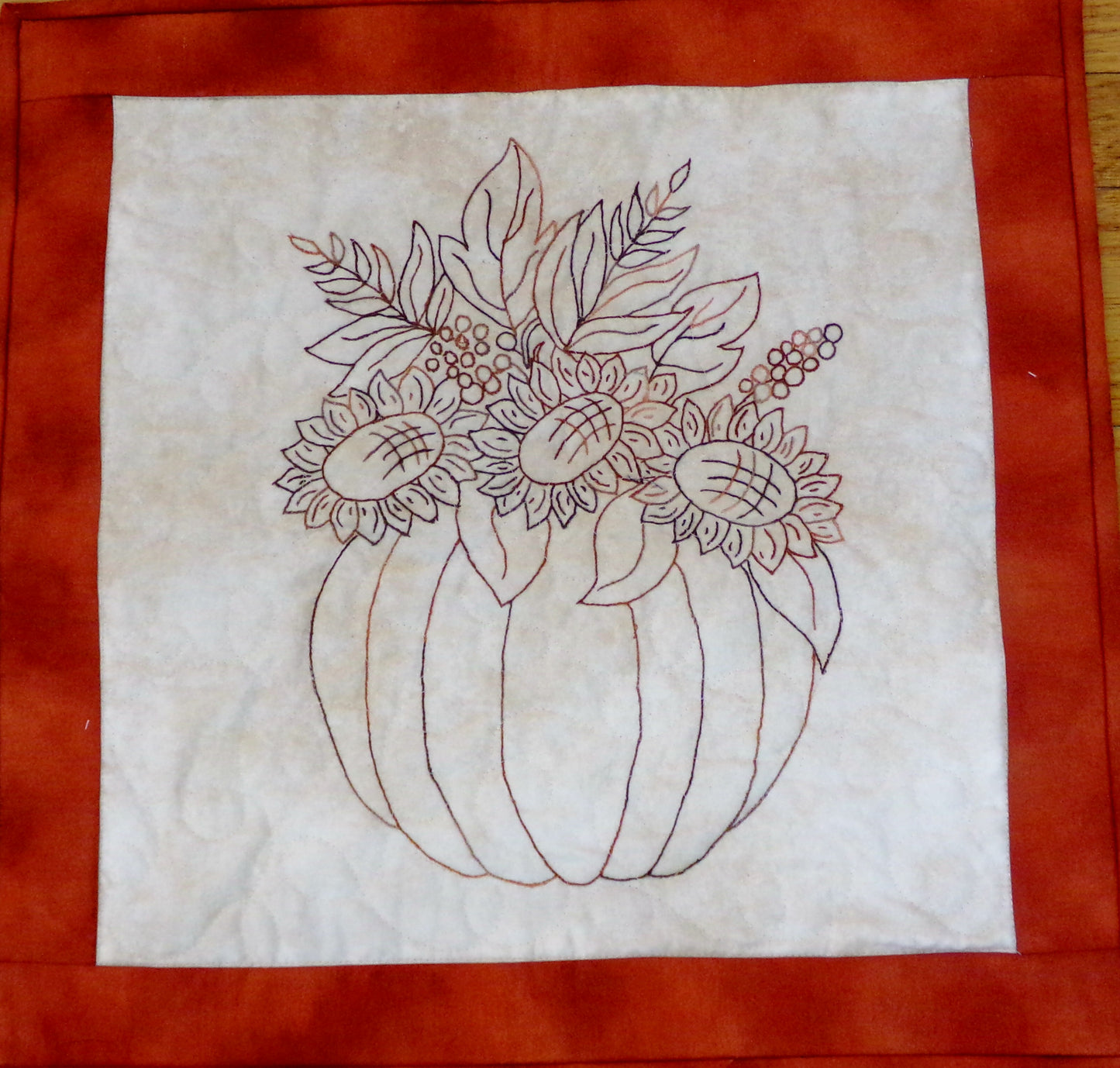 Pumpkin Bouquet Embroidery