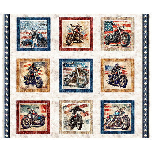 Stars, Stripes & Steel Panel 31695-X