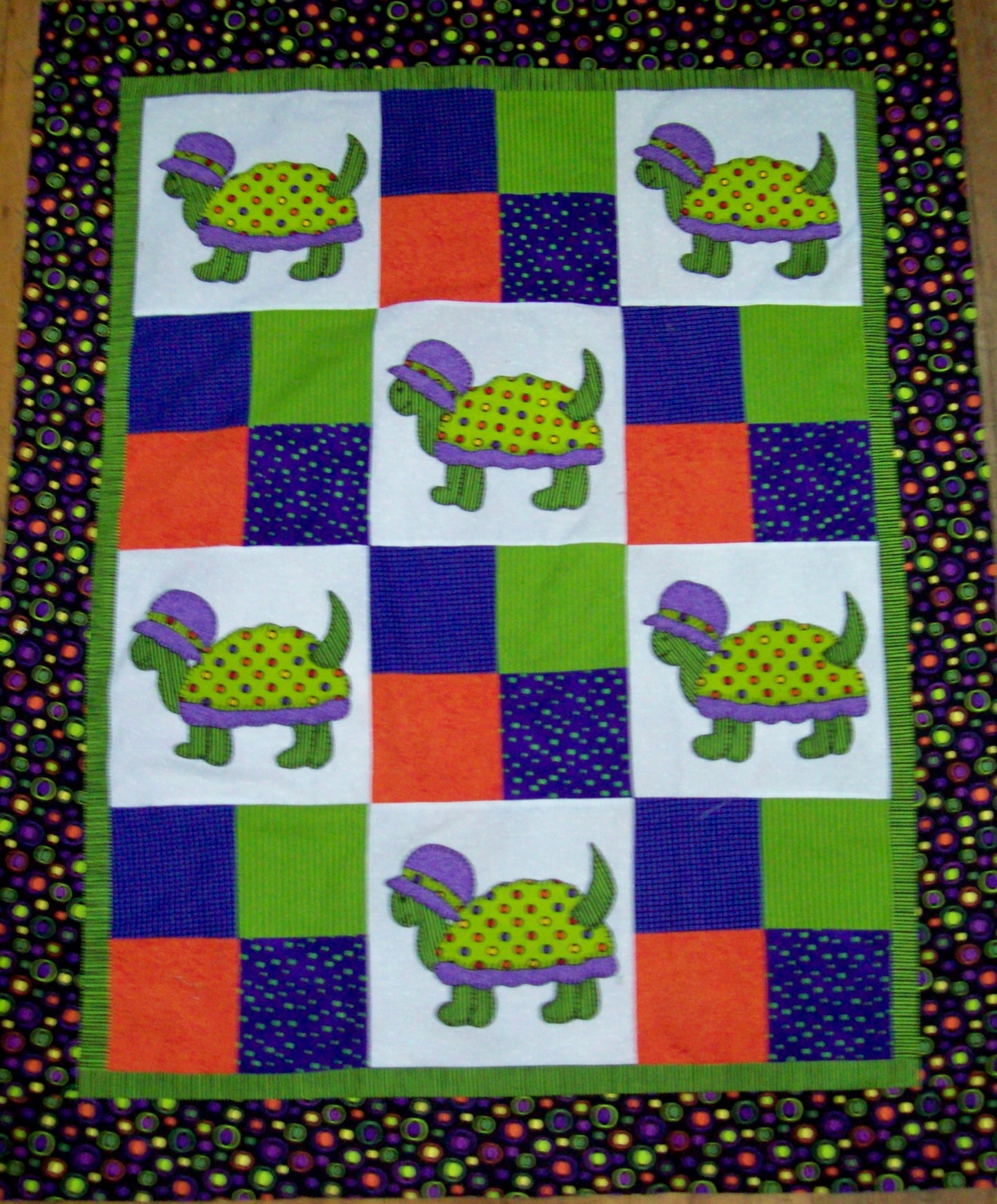 Miss Turtle Baby Quilt