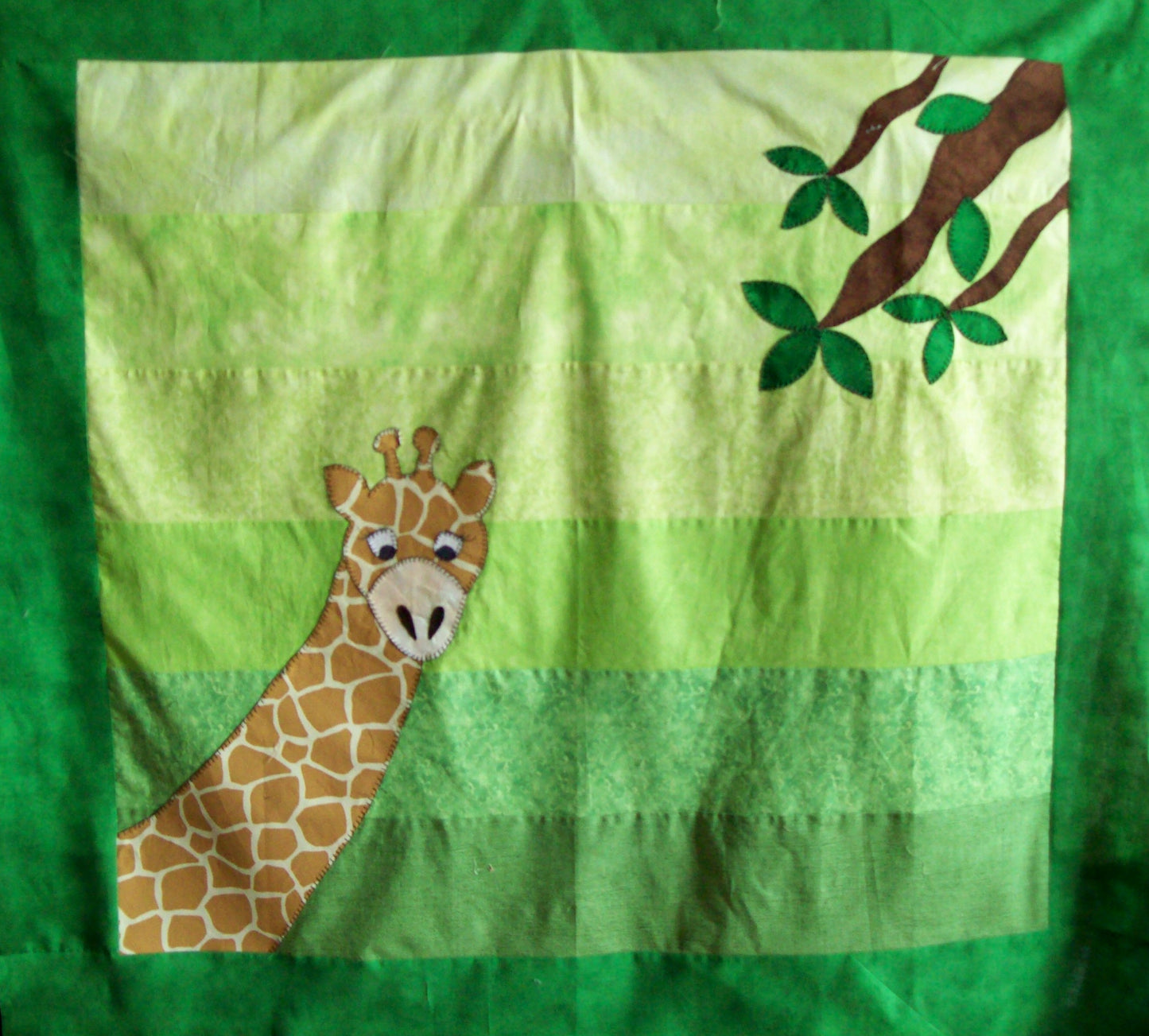 Peek A Boo Giraffe Quilt