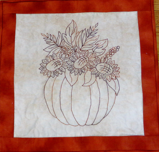 Pumpkin Bouquet Embroidery