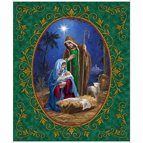 Heavenly Night Nativity Panel 31130-X