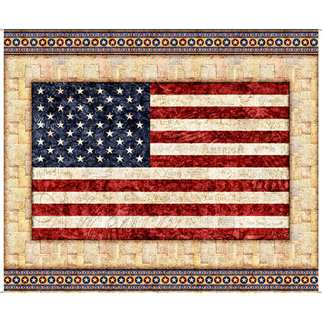 American Heritage Patriot Flag Panel 32296-X