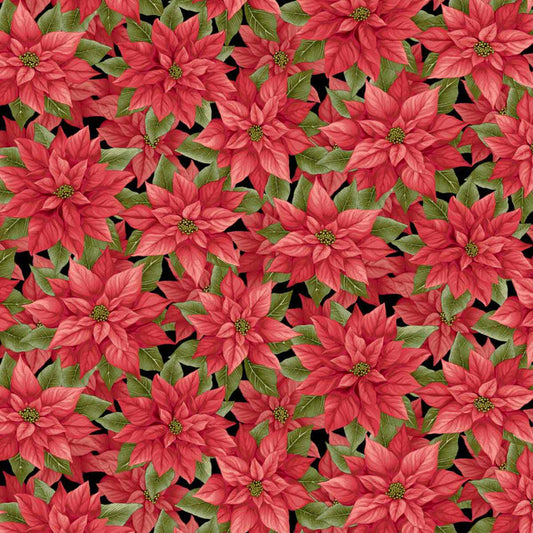 Sweet Christmas Memories Black & Red Multi 3619-98