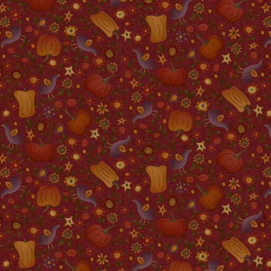 Bountiful Blessings Dark Red 3632-89