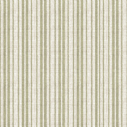 Stripe Natural/Green English Autumn