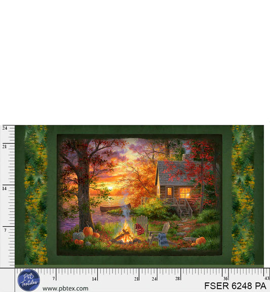 Fireside Serenity Wishing Upon a Star Panel FSER 6249PA