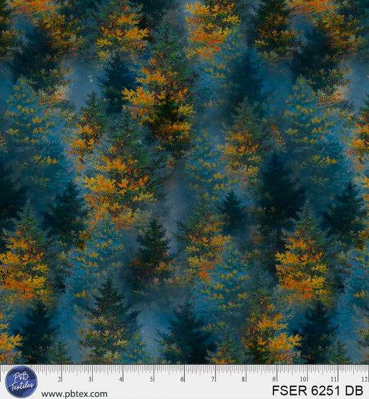 Fireside Serenity Allover Trees FSER 6251-DB