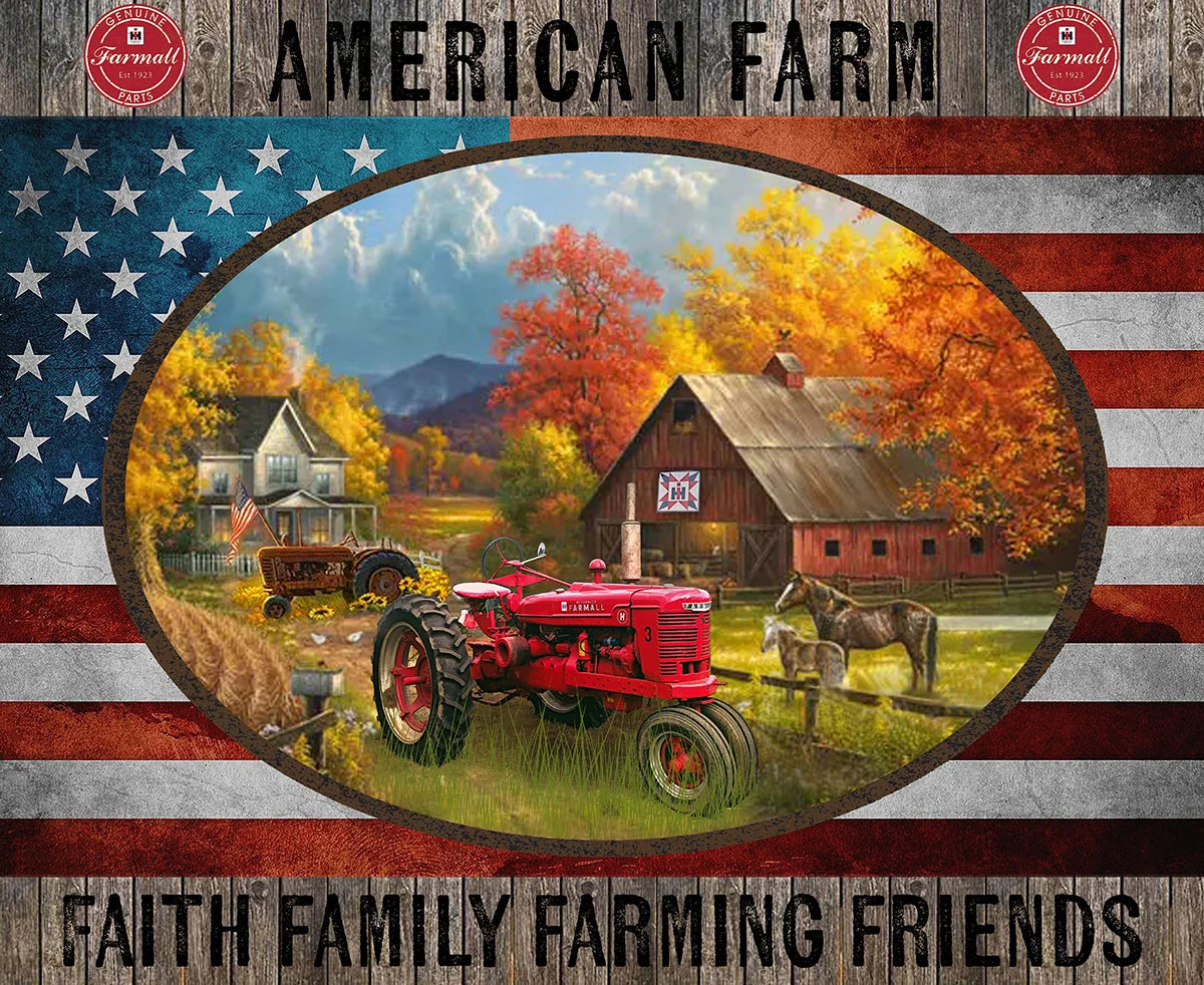 Farmall Patriotic Panel 10524