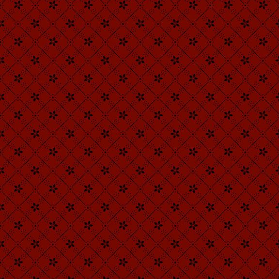 Dear Scarlet D171637D Red Blooming Grid