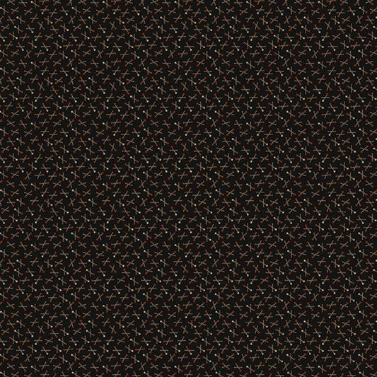 Black Sheep Cottons by Pam Buda 171938D Pick Up Sticks Black