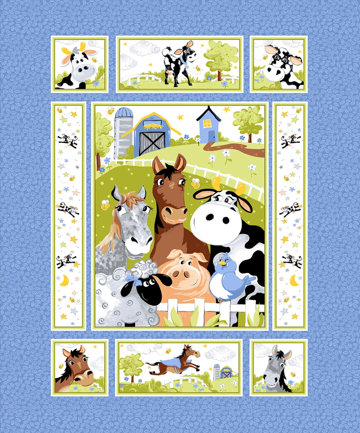 Barnyard Blues Panel SB20413-760
