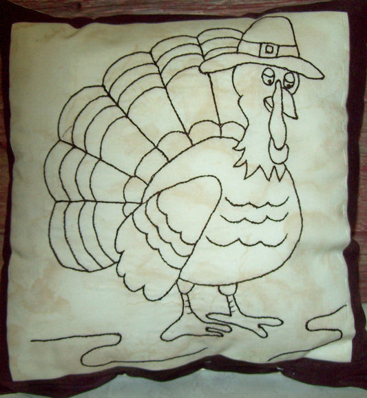 Tommy Turkey Pillow