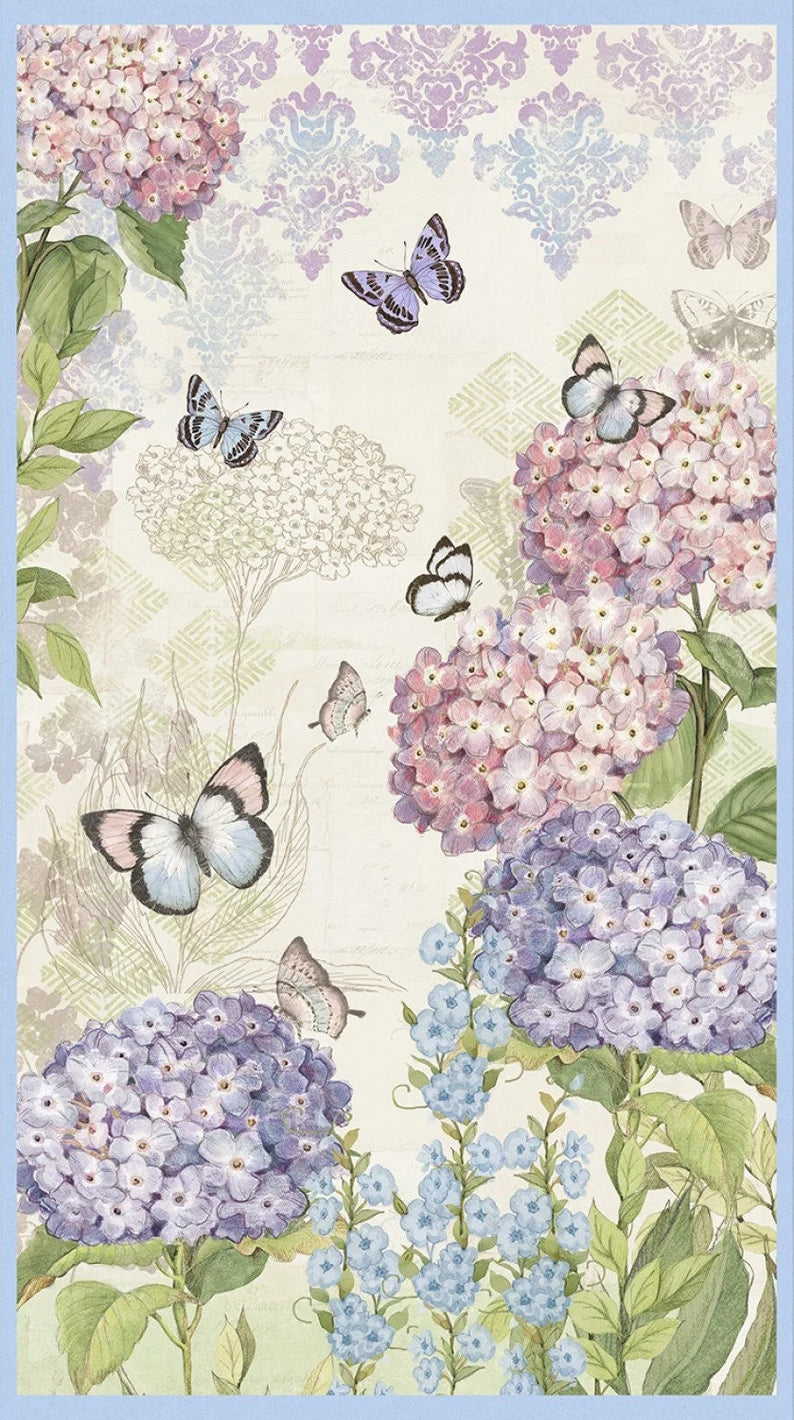 Hydrangea Mist Panel 39818-243