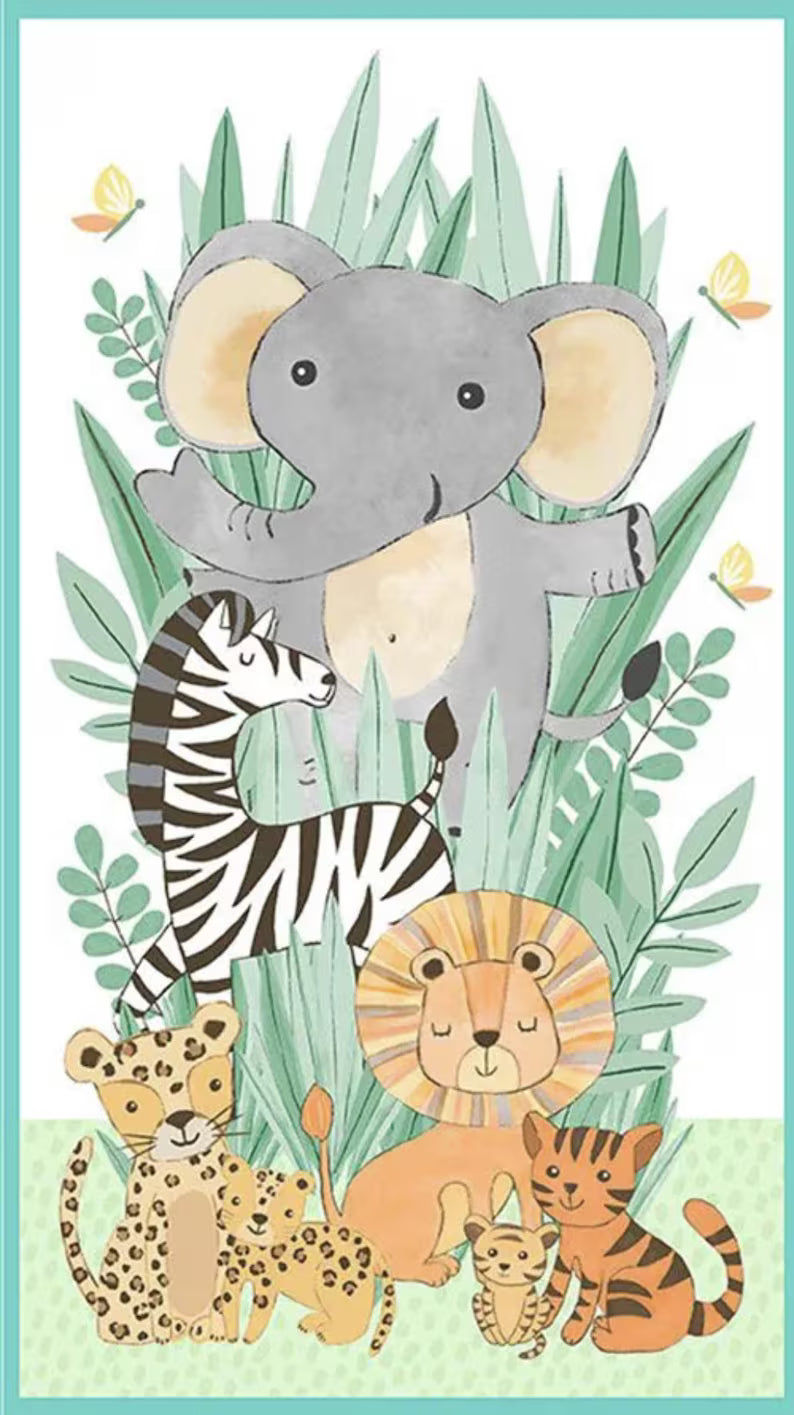 Safari Snuggles Panel