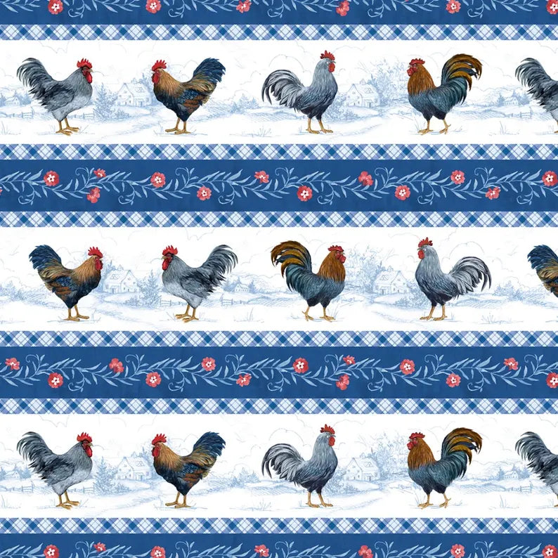 Country Blue Repeating Stripe 39900-143